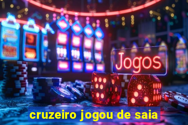 cruzeiro jogou de saia